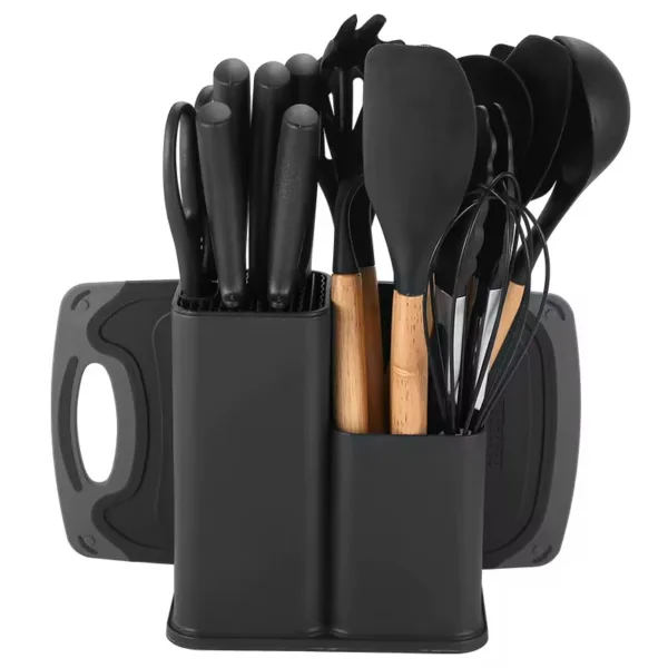 Set de utensilios de cocina de silicona x 19 piezas