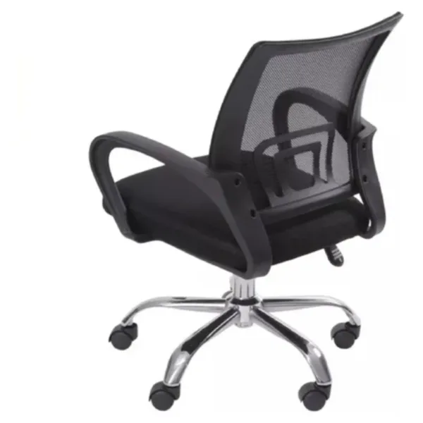 Silla de escritorio en malla con base metálica