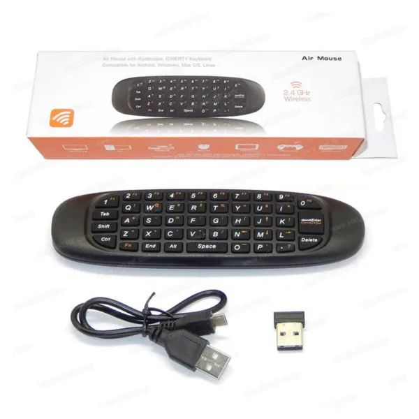 Teclado inalámbrico con control remoto para smart TV