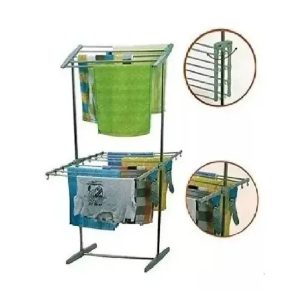 Tendedero plegable de acero inoxidable