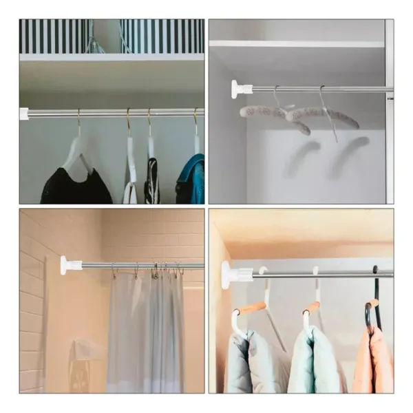 Tubo extensible multiusos de hasta 2,5 m sin taladrar