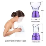 Vaporizador facial con máscara facial y nasal