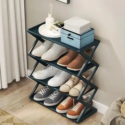 Zapatero plegable de 4 niveles